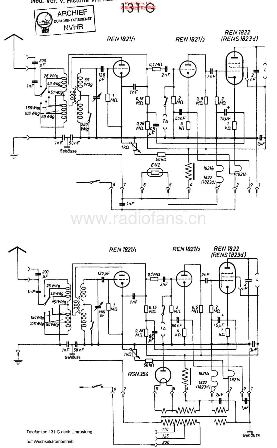 Telefunken_131G维修电路原理图.pdf_第1页