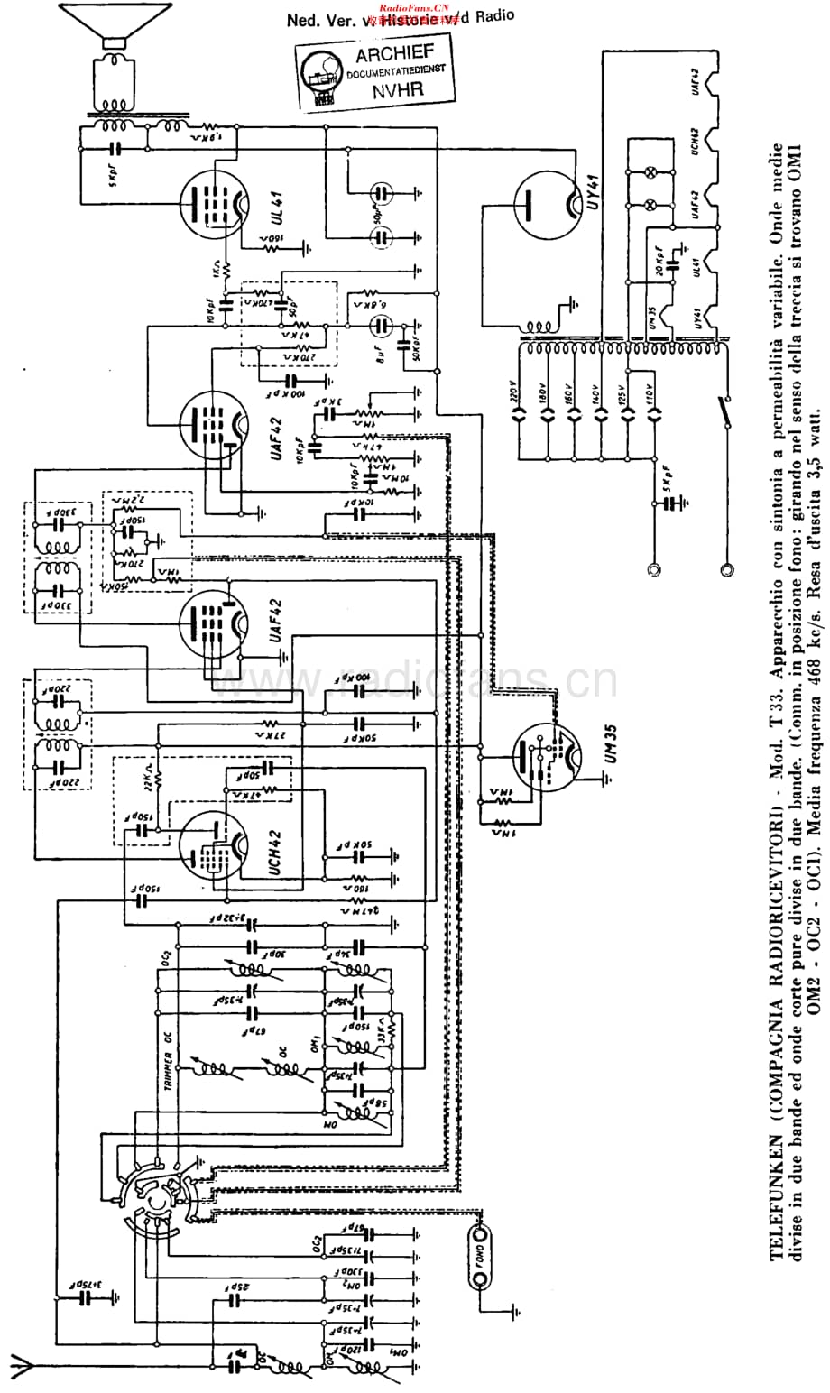 Telefunken_T33维修电路原理图.pdf_第1页