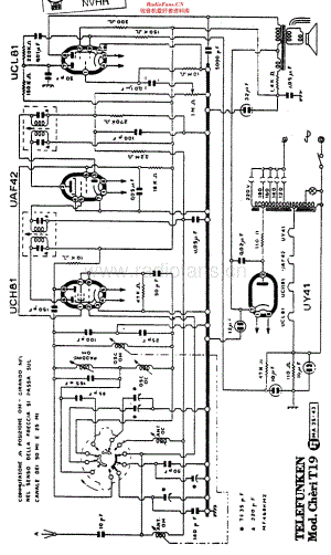 Telefunken_T19维修电路原理图.pdf