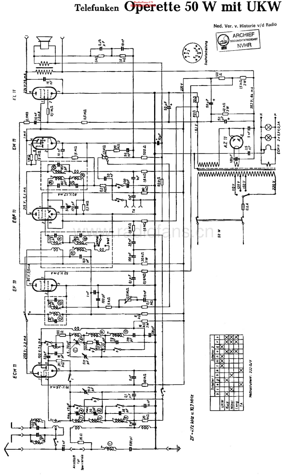 Telefunken_Operette50WUKW维修电路原理图.pdf_第1页