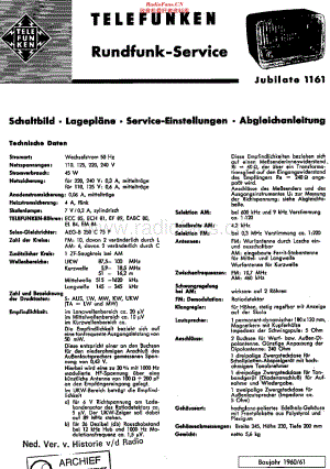 Telefunken_1161维修电路原理图.pdf