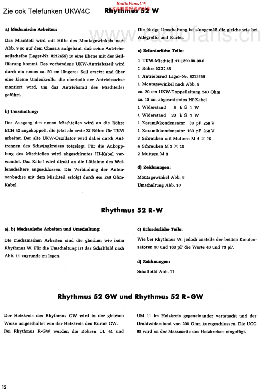 Telefunken_Rhythmus52W维修电路原理图.pdf_第3页