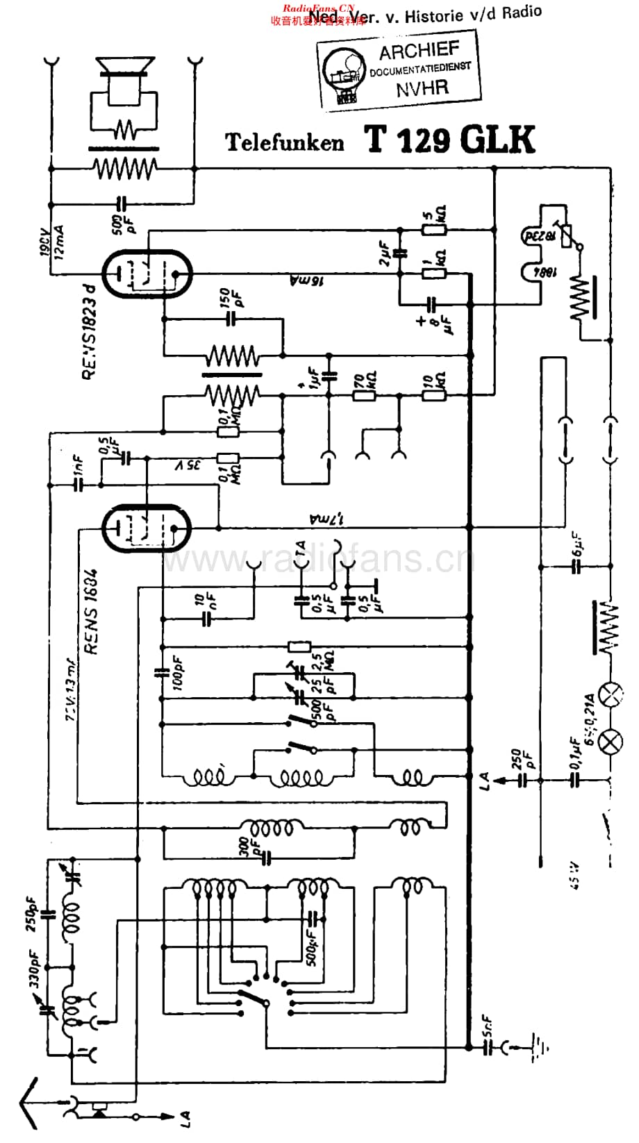 Telefunken_129GLK维修电路原理图.pdf_第1页
