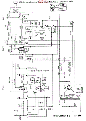 Telefunken_1S64WK维修电路原理图.pdf