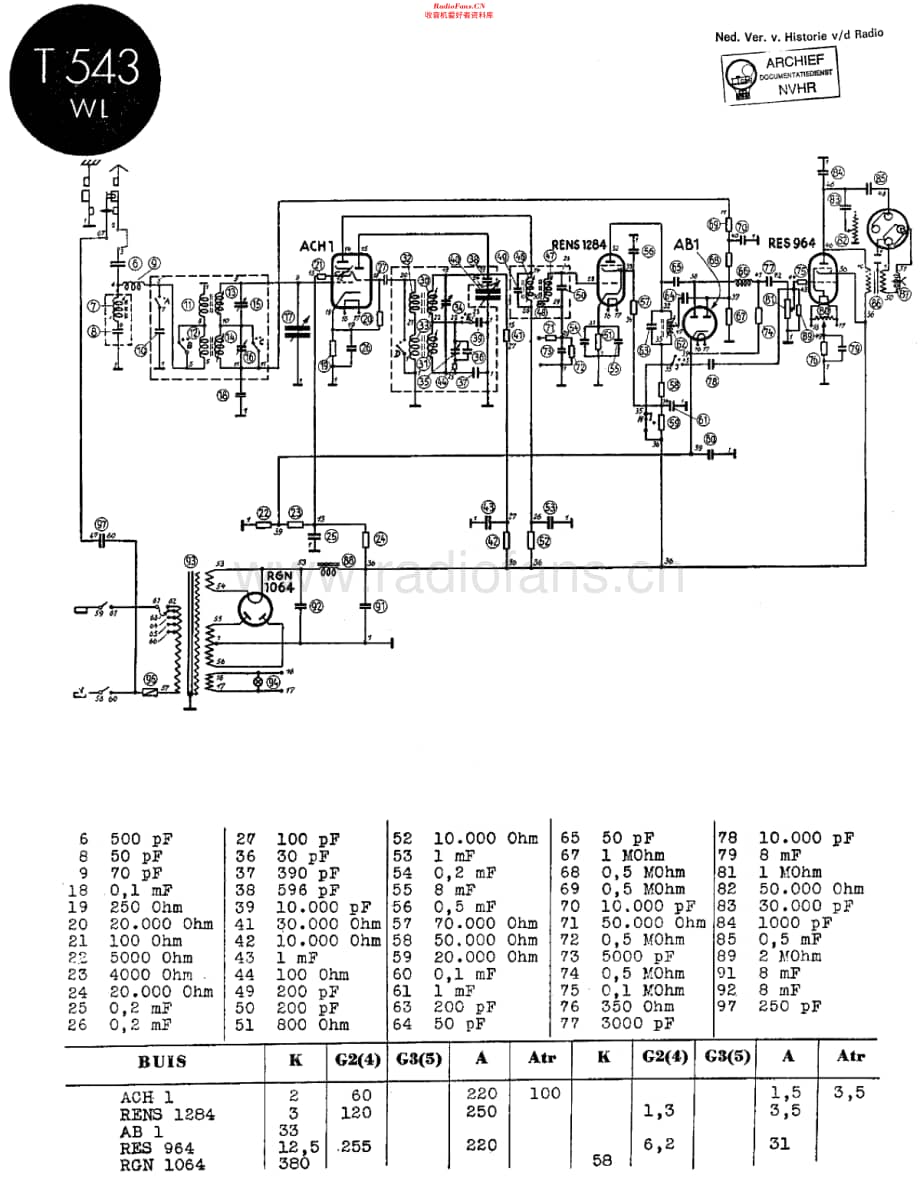 Telefunken_543WL维修电路原理图.pdf_第1页