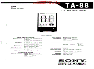 Sony_TA88维修电路原理图.pdf