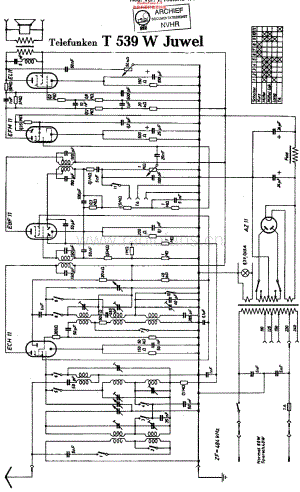 Telefunken_539W维修电路原理图.pdf
