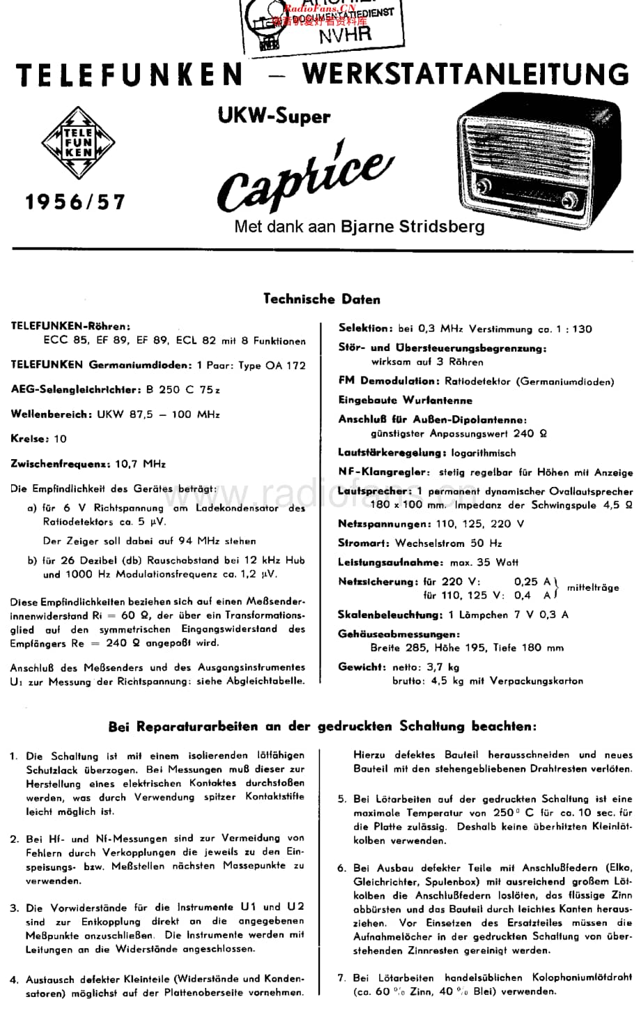 Telefunken_CapriceUKW维修电路原理图.pdf_第1页