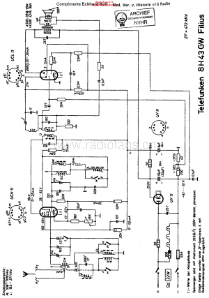Telefunken_8H43GW维修电路原理图.pdf
