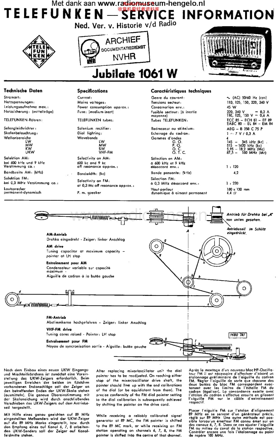 Telefunken_1061维修电路原理图.pdf_第1页