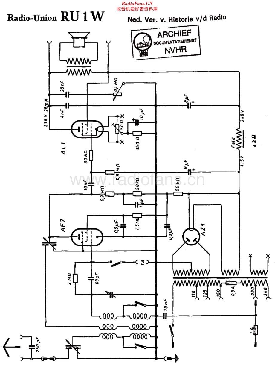 RadioUnion_1W维修电路原理图.pdf_第1页