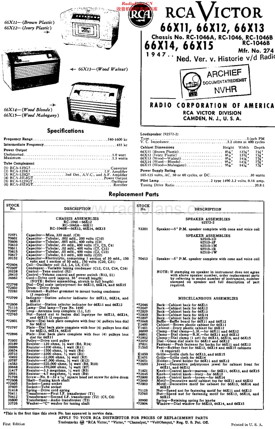 RCA_66X11维修电路原理图.pdf_第1页