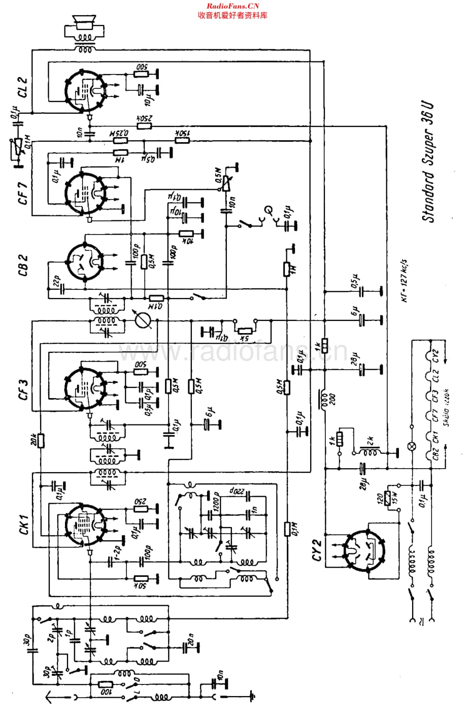 Standard_Szuper36U维修电路原理图.pdf_第1页