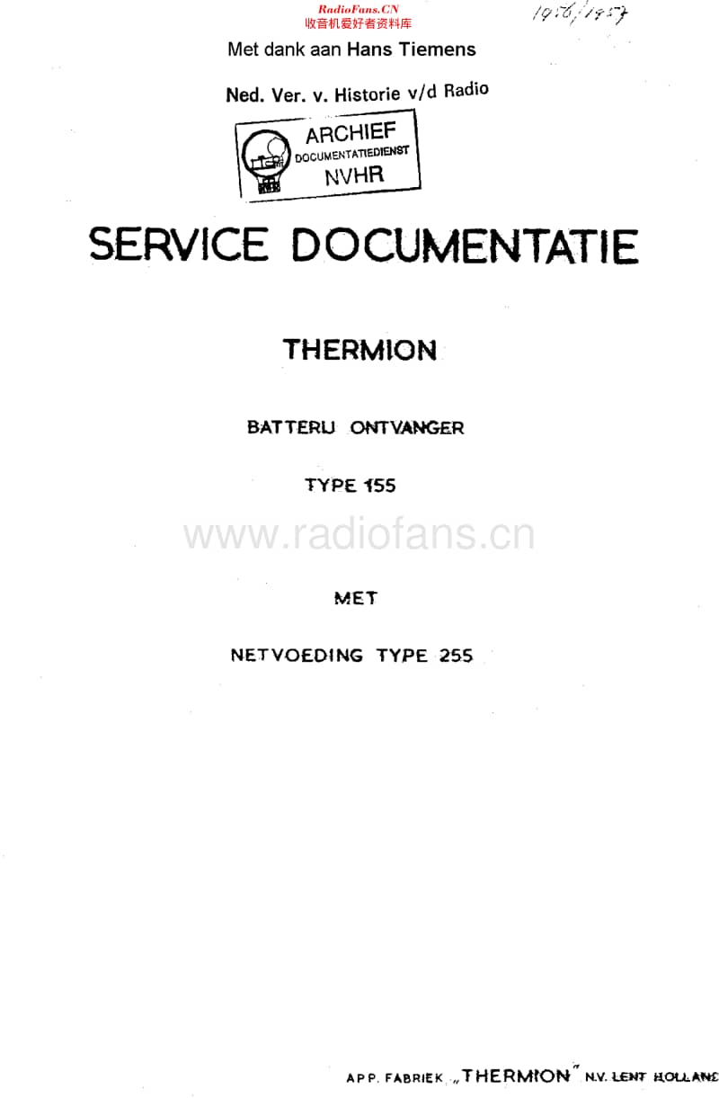 Thermion_155维修电路原理图.pdf_第1页