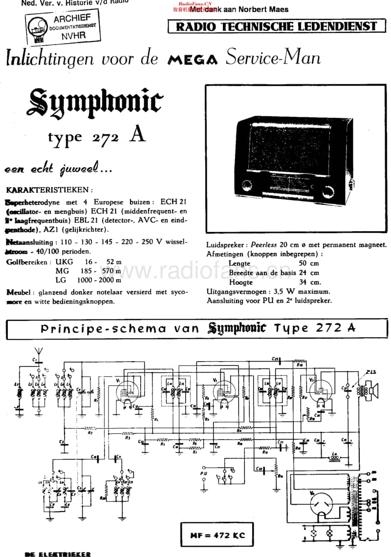 SymphonicB_272A维修电路原理图.pdf_第1页