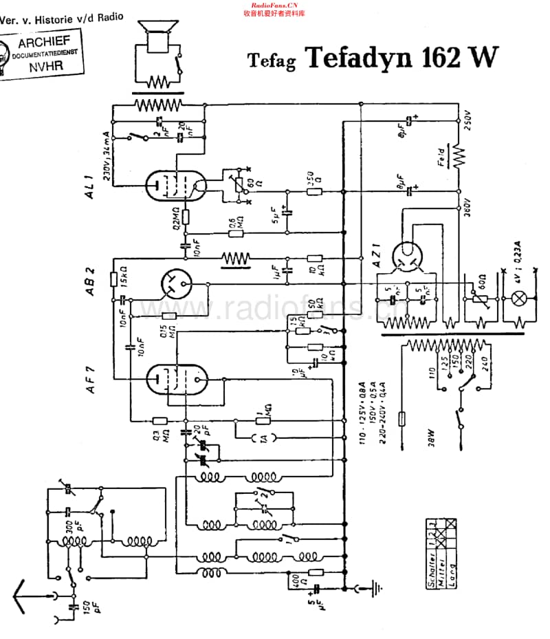 Tefag_162W维修电路原理图.pdf_第1页