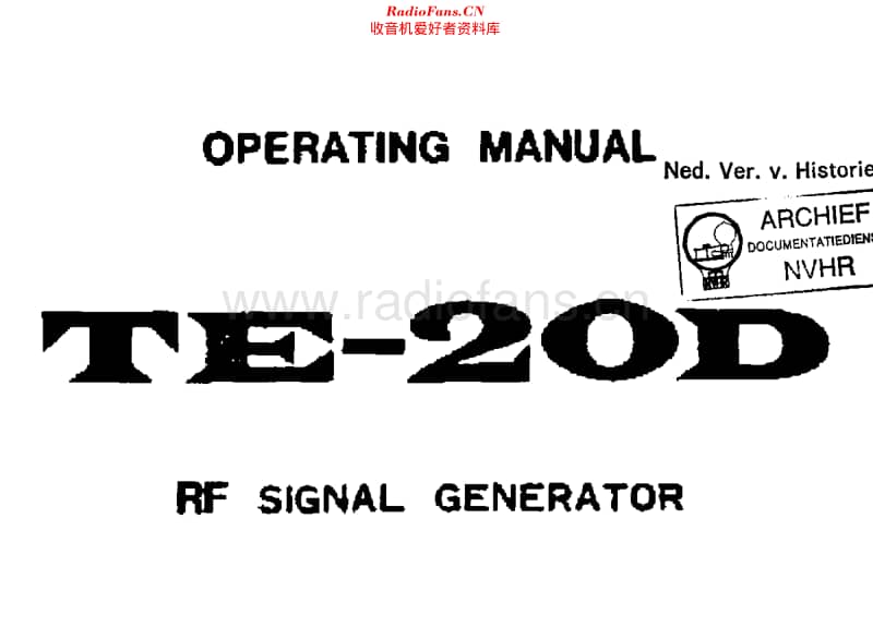 Tech_TE20D维修电路原理图.pdf_第1页