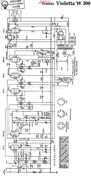 Tonfunk_W300维修电路原理图.pdf