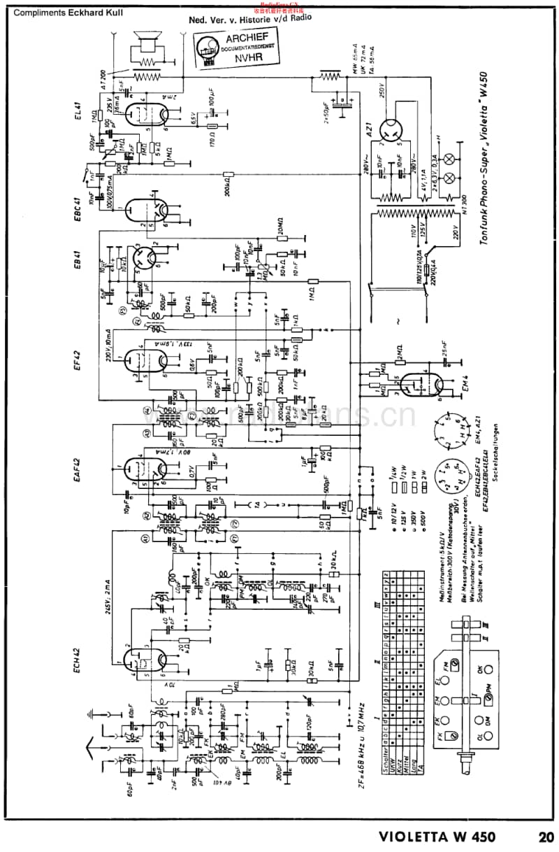 Tonfunk_W450维修电路原理图.pdf_第1页