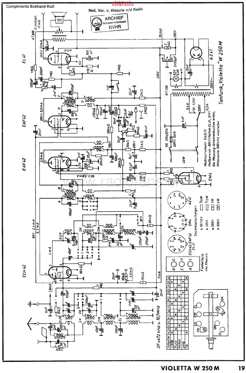 Tonfunk_W250M维修电路原理图.pdf_第1页