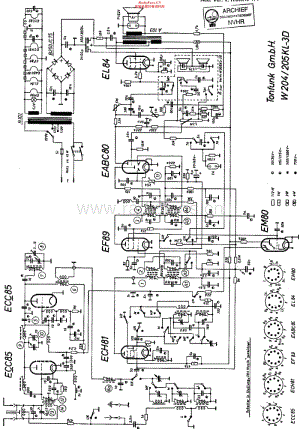 Tonfunk_W204维修电路原理图.pdf
