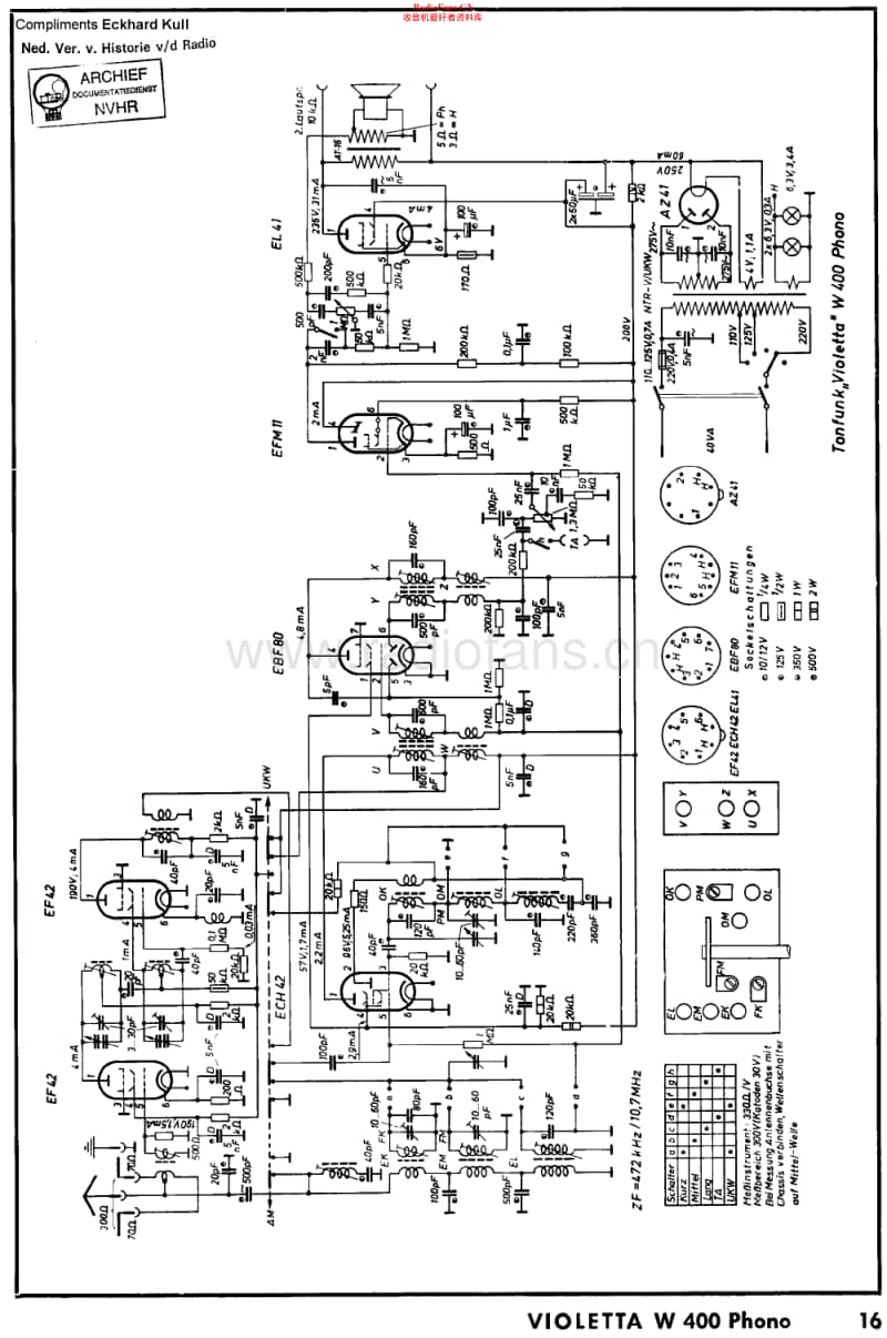 Tonfunk_W400维修电路原理图.pdf_第1页