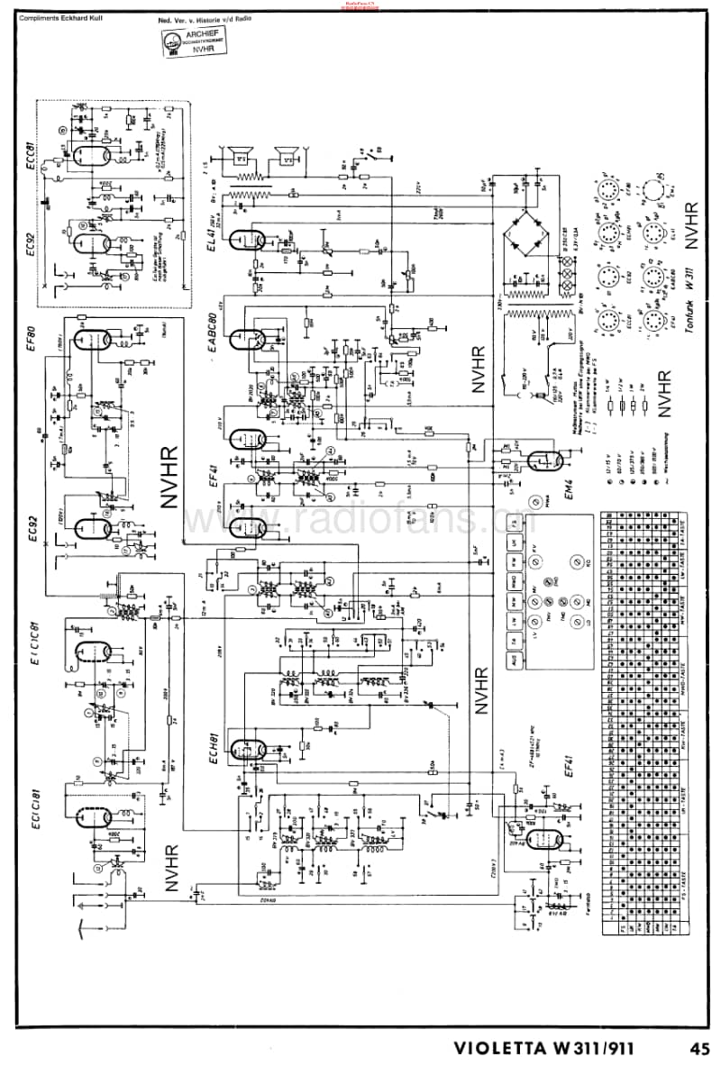 Tonfunk_W311维修电路原理图.pdf_第1页
