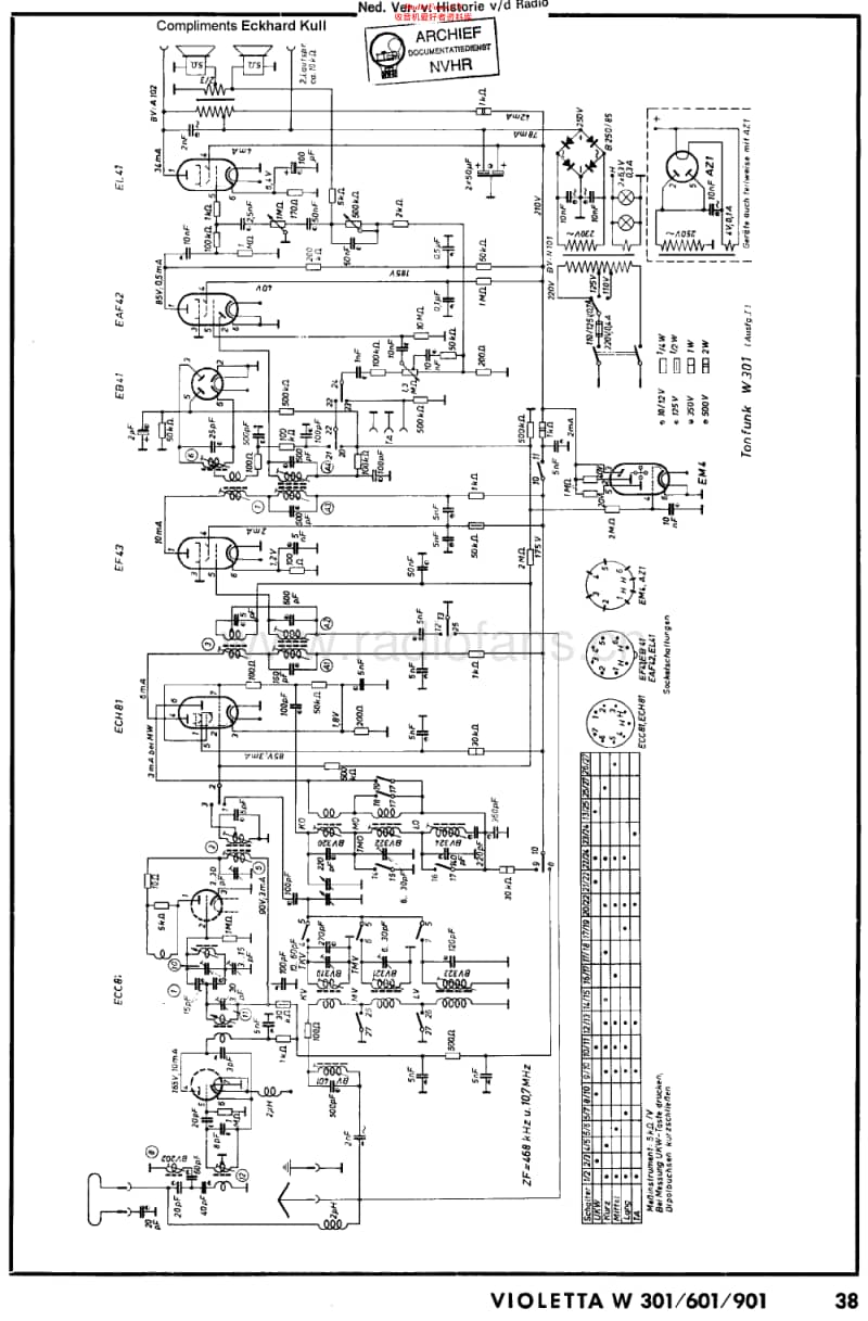 Tonfunk_W301维修电路原理图.pdf_第1页