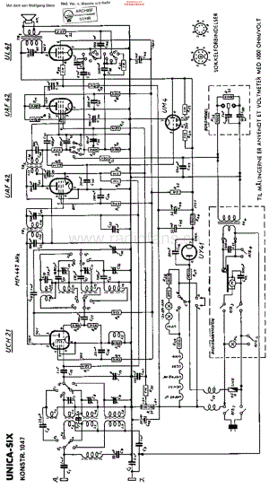 Unica_1047维修电路原理图.pdf
