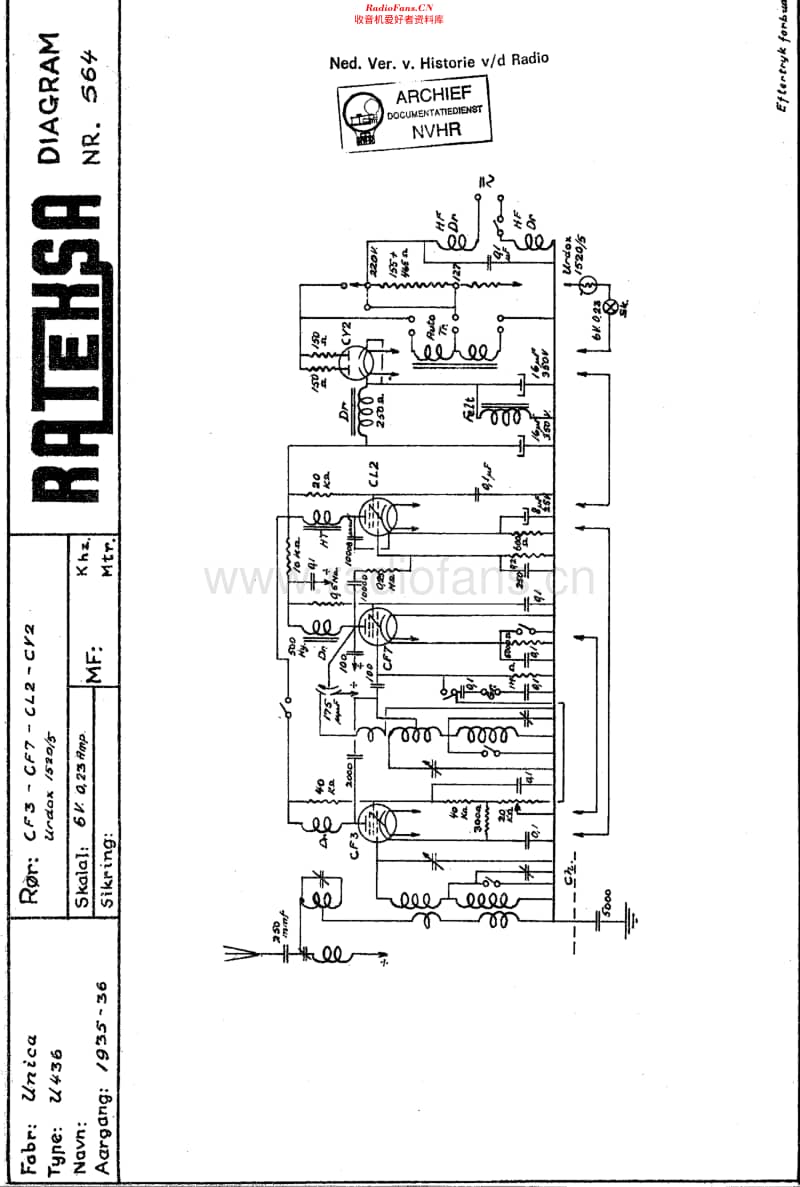 Unica_U436维修电路原理图.pdf_第1页