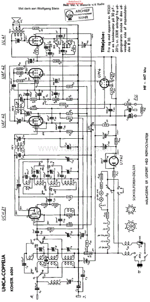 Unica_6004维修电路原理图.pdf
