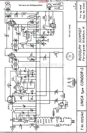 Unica_1023维修电路原理图.pdf