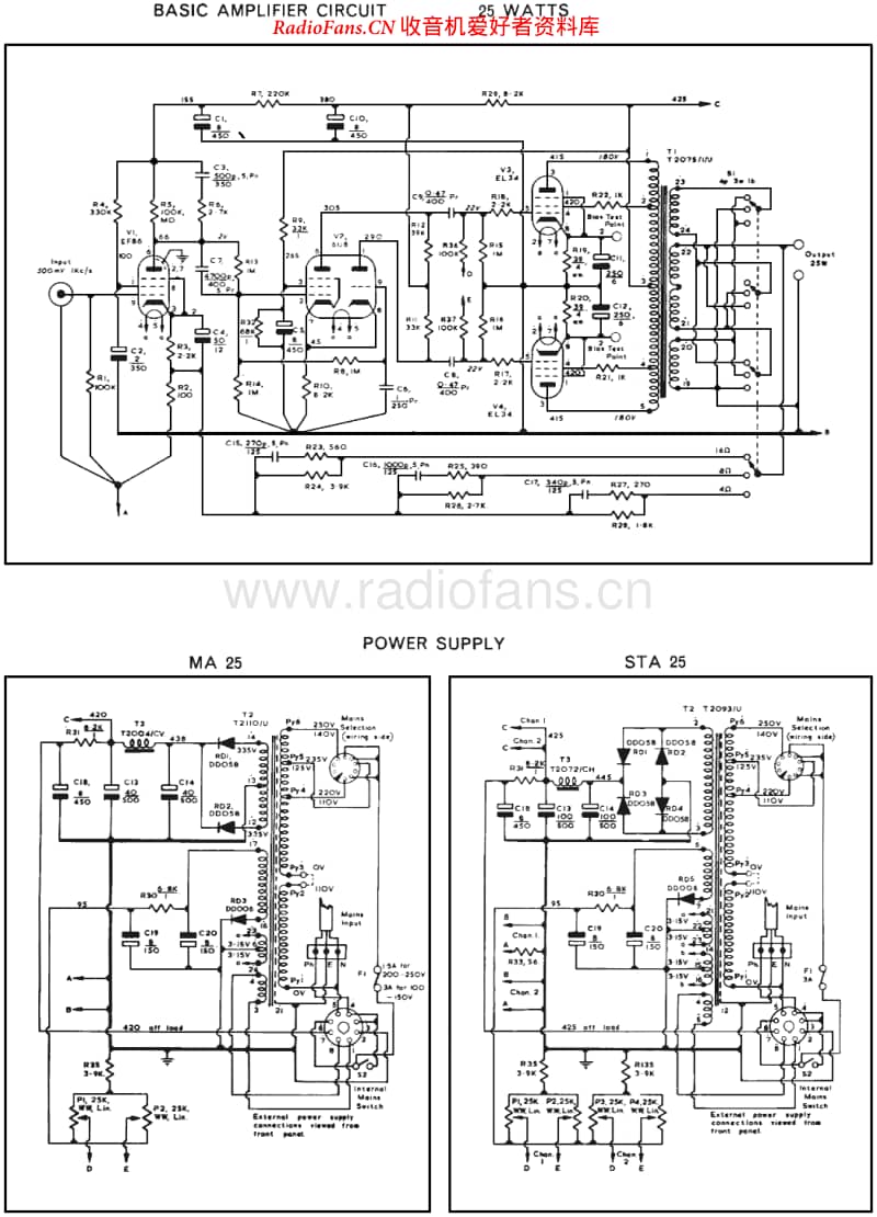 Radford STA25维修电路原理图.pdf_第1页