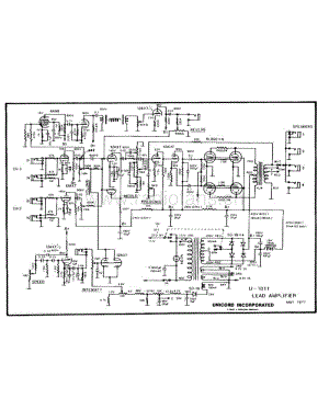 Univox U-1011维修电路原理图.pdf