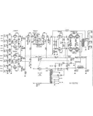 Univox U-1075维修电路原理图.pdf