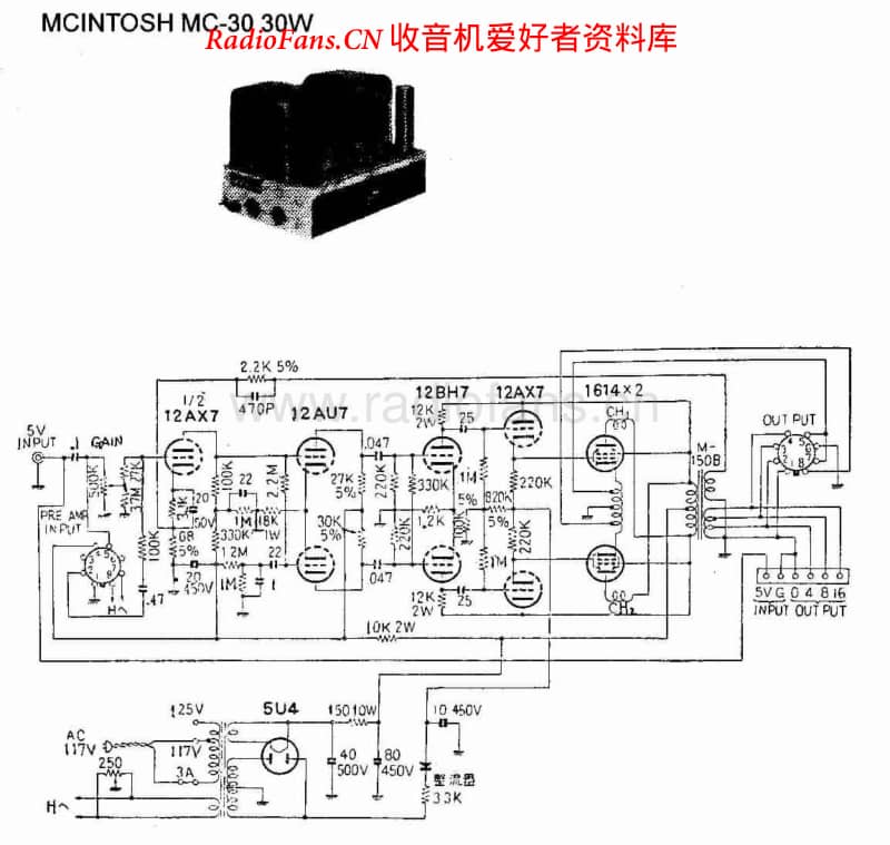 McIntosh MC30维修电路原理图.pdf_第1页