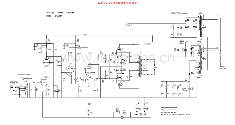 Radford STA100维修电路原理图.pdf_第1页