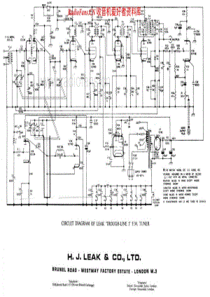 Leak Trough line III FM Tuner维修电路原理图.pdf