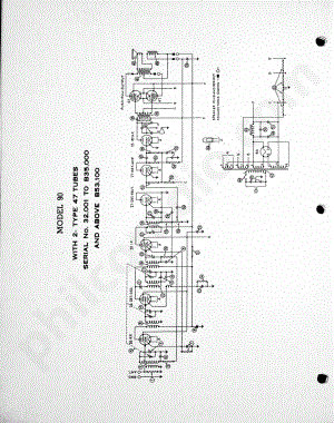 philco Model 90 (2-47 Output) 电路原理图.pdf