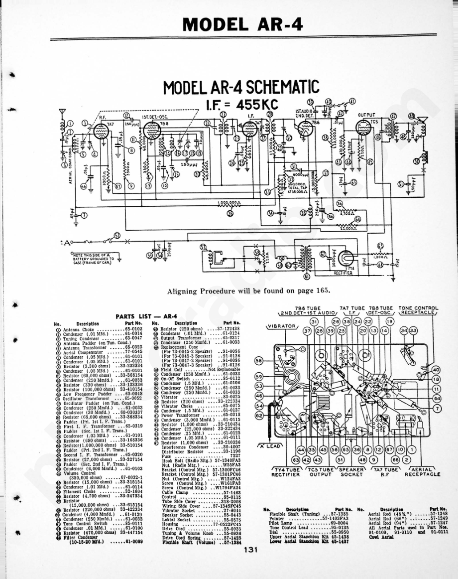 philco Installing the Dial Cord – Studebaker Models S-1722, S-1726 维修电路原理图.pdf_第1页