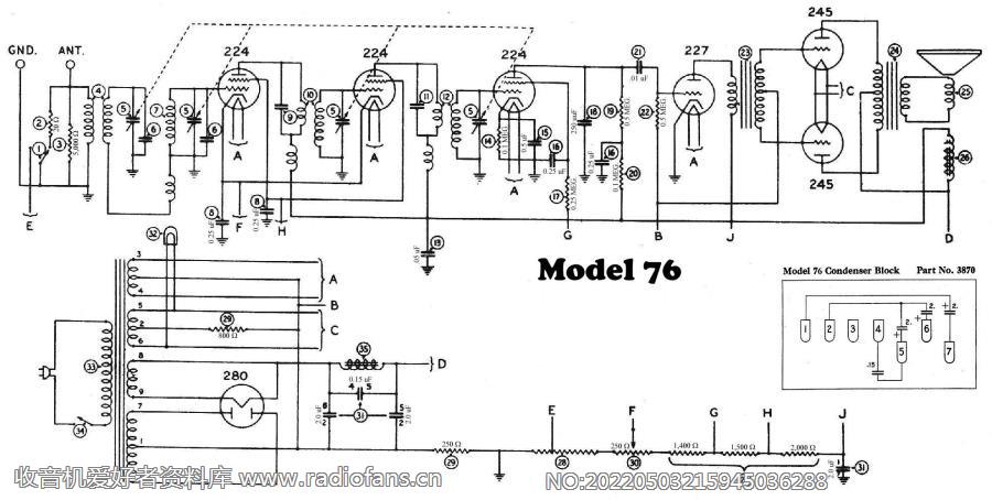 philco Model 76 电路原理图.jpg