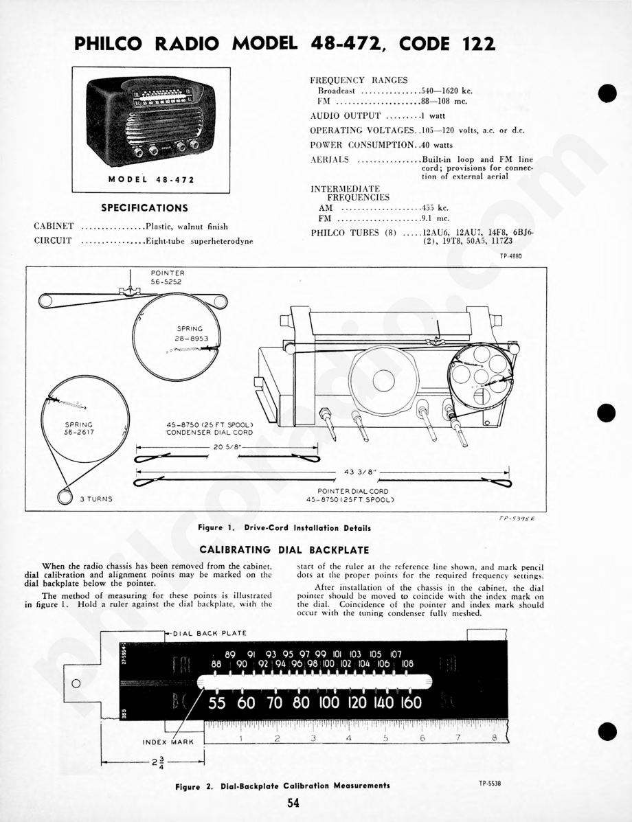 Philco-Tropic Radio Model 48-810维修电路原理图.pdf_第1页