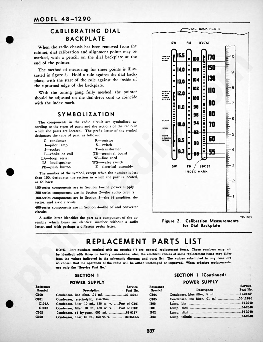 Philco Radio Model 49-100维修电路原理图.pdf_第2页