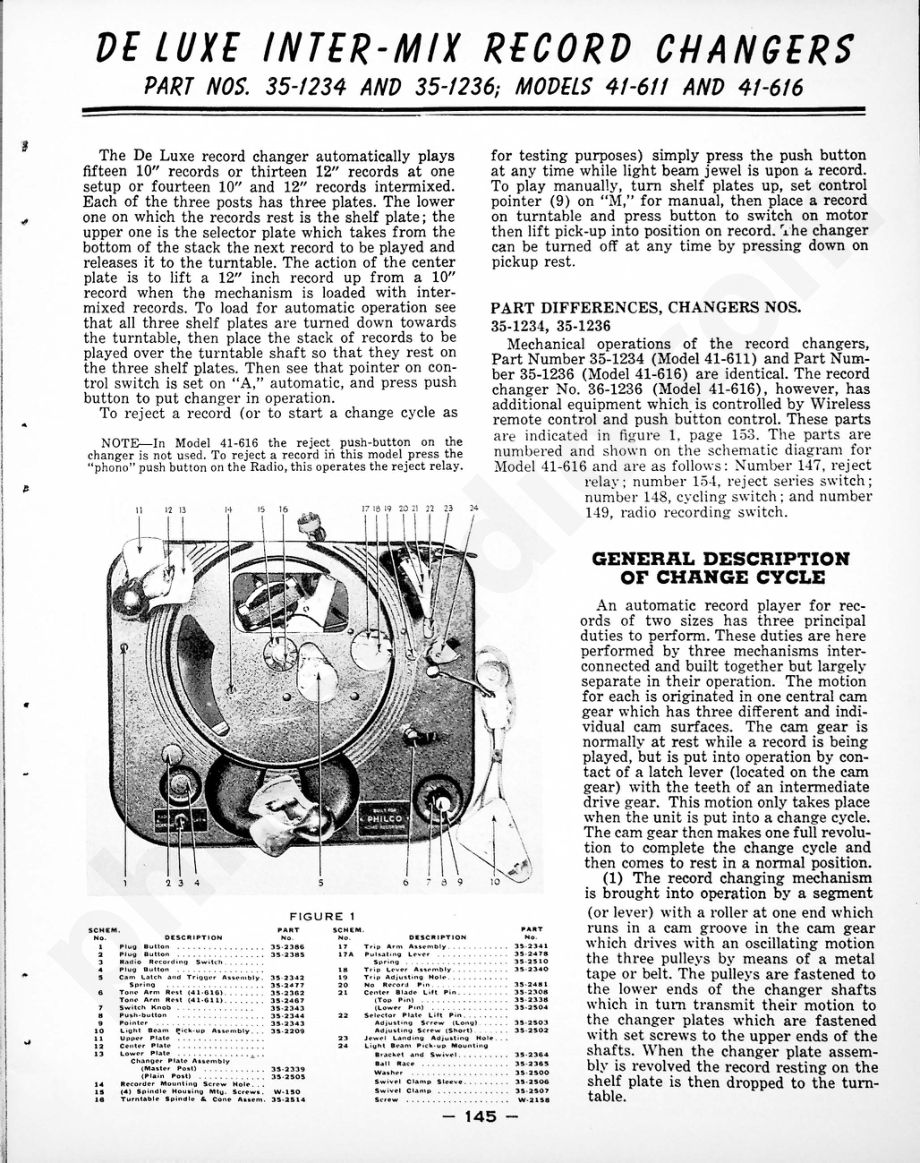 philco Model 41-788, Codes 121 and 122维修电路原理图.pdf_第1页