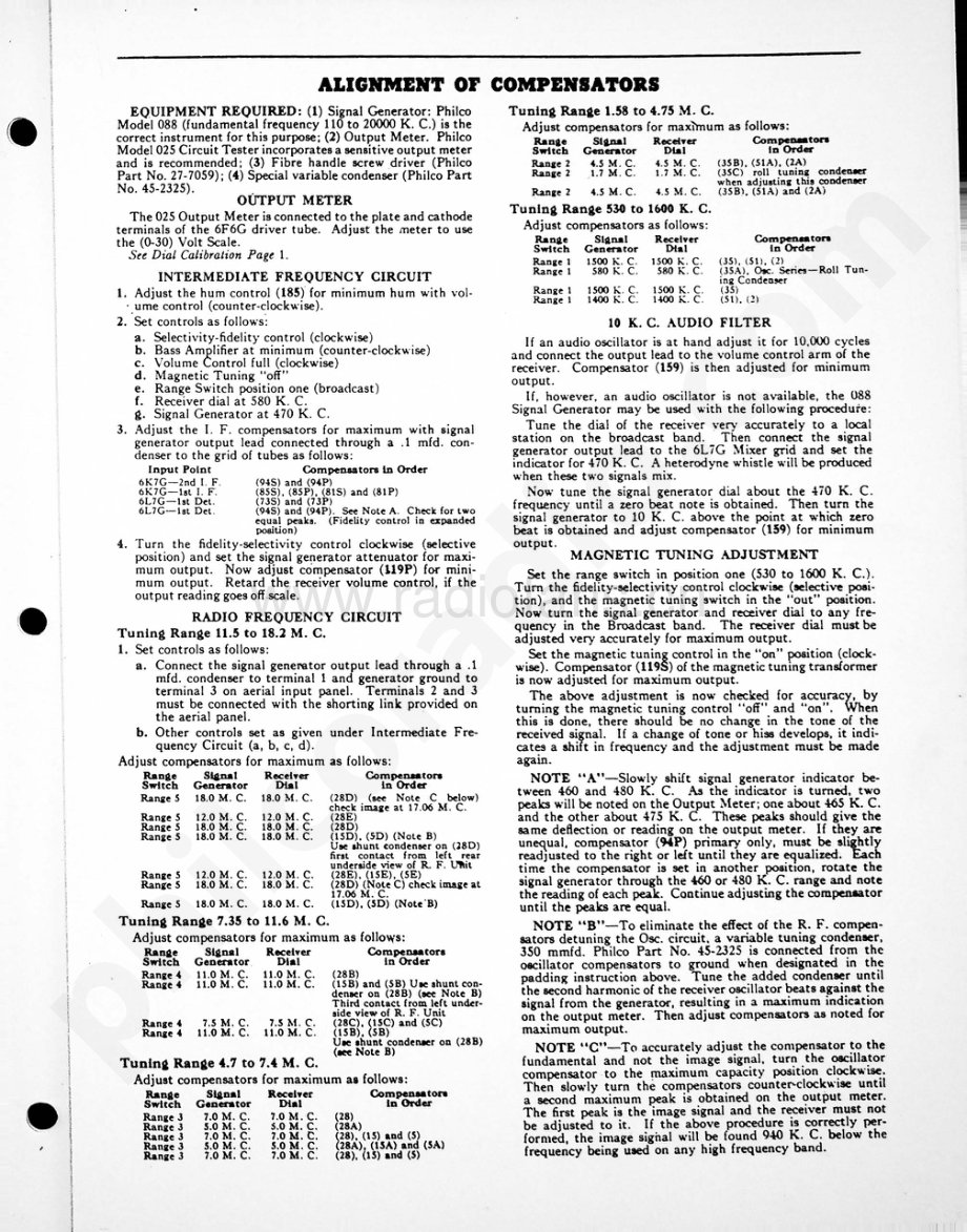 philco Model 37-690 维修电路原理图.pdf_第3页