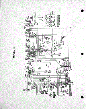 philco Model 16 (121, 122, 123) 维修电路原理图.pdf
