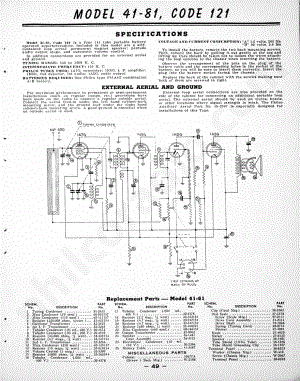 philco Model 41-100维修电路原理图.pdf