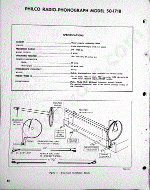 Philco Radio-Phonograph Model 50-1718维修电路原理图.pdf
