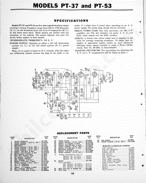 philco Model 35-1176 Replacement Parts 维修电路原理图.pdf