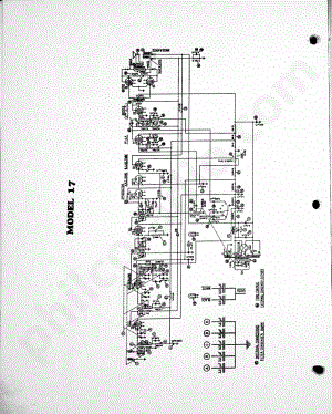philco Model 17 维修电路原理图.pdf
